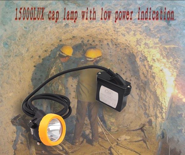 lampada di sicurezza ricaricabile principale luminosa eccellente del minatore della batteria al litio 0