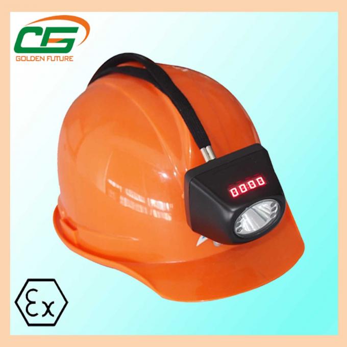 luce protetta contro le esplosioni ricaricabile del casco di cantieri sotterranei 4500lux 1