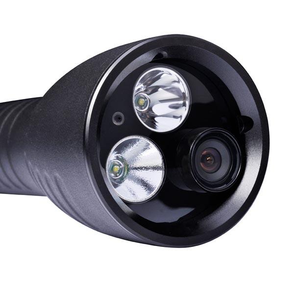 Resistente di acqua ricaricabile della torcia elettrica di alto potere DVR LED con la macchina fotografica segreta 2