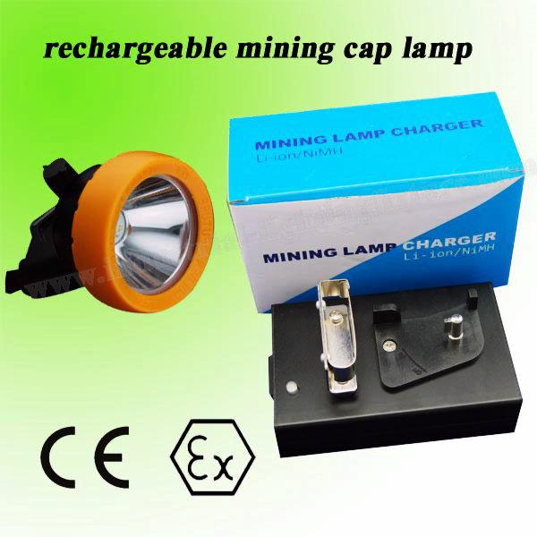 lampada di cappuccio legata con corde principale impermeabile di estrazione mineraria di industria della batteria dello Li-Ione di 15000lux 6.6ah 2