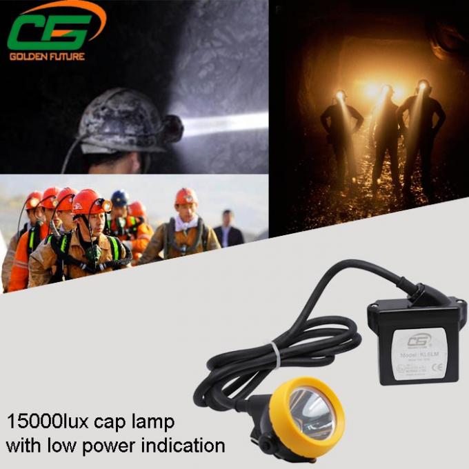 La sicurezza 1w ha condotto luminosità ricaricabile 15000lux della lampada di cappuccio di estrazione mineraria l'alta 0