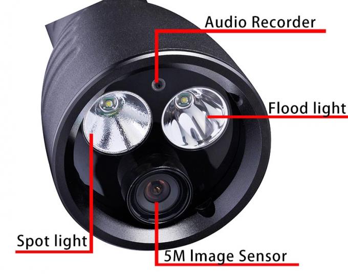 Resistente di acqua ricaricabile della torcia elettrica di alto potere DVR LED con la macchina fotografica segreta 1