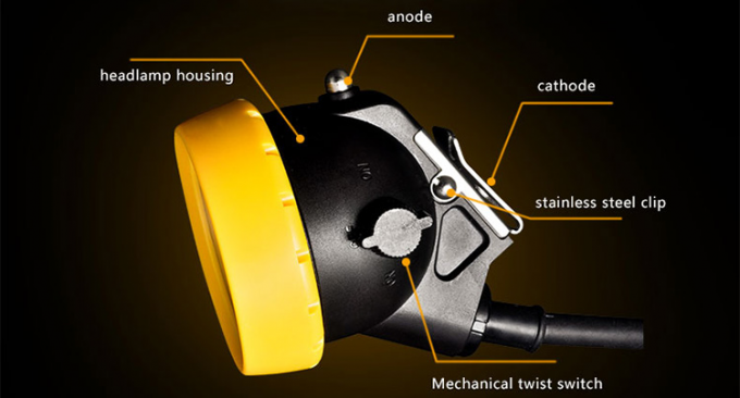 Super Bright KL5LMC LED Miner Lamp ricaricabile IP68 impermeabile portatile per l'estrazione mineraria sotterranea 1