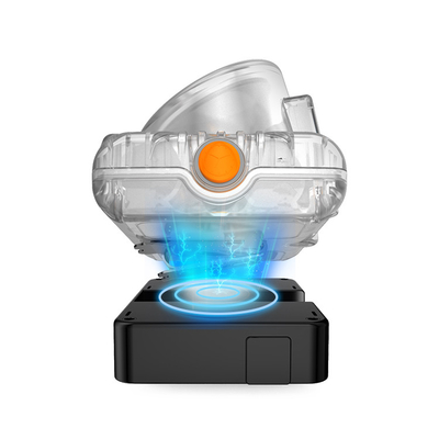 KL6LM Digital LED mining headlamp Miner's Flashlight Ricaricabile Mining Cordless Cap Lampade