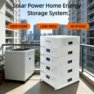 Sistema solare ibrido split Golden Future 22.5kWh SPS001 impilabile per la casa con batteria LFP e inverter da 10kW