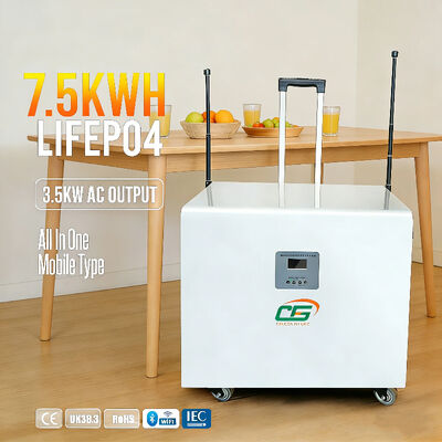 BH-7.5KWH All in One Stazione elettrica portatile Sistema di accumulo della batteria 7.5 kwh 51.2v 3.6Kw Lifepo4 batteria