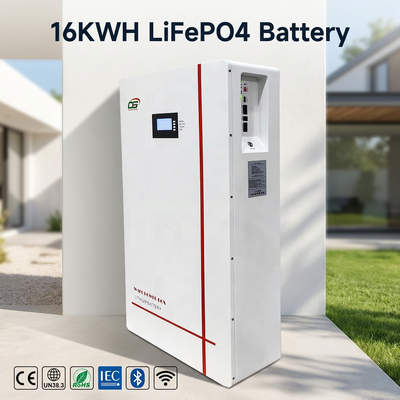 BG02 10kWh 51.2V LiFePO4 Solar Battery Storage Pack. Sistema BMS intelligente.