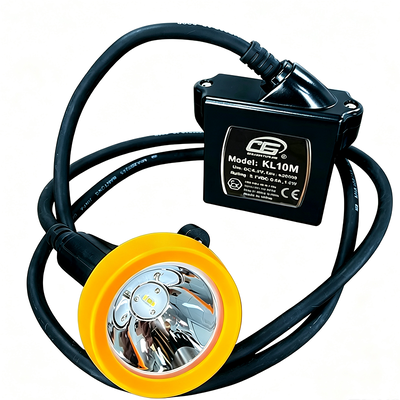 Golden Future KL10M 25000Lux IP68 a prova d'acqua Lampada a testa di miniera con batteria da 10Ah
