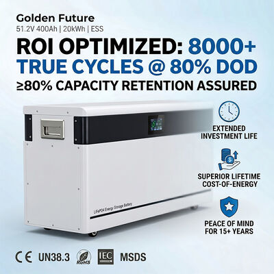 51.2V 600Ah 30kWh Split‑Type BYD LiFePO4 Batteria agli Ioni di Litio Ferro Fosfato per Accumulo di Energia Domestica per Alimentazione di Emergenza Residenziale