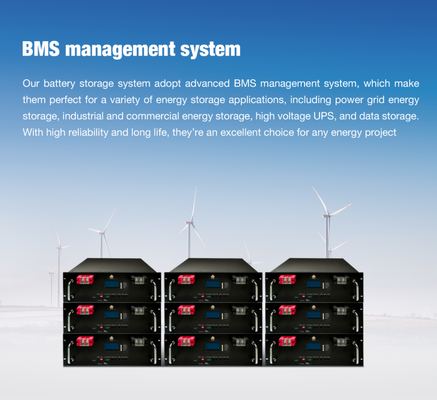 Sistema di contenimento per batteria LiFePO4 da 10 kWh di tipo rack con design modulare per accumulo di energia industriale e commerciale